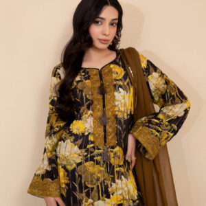 Dark Floral Delight Dress