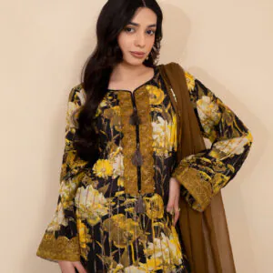 Dark Floral Delight Dress