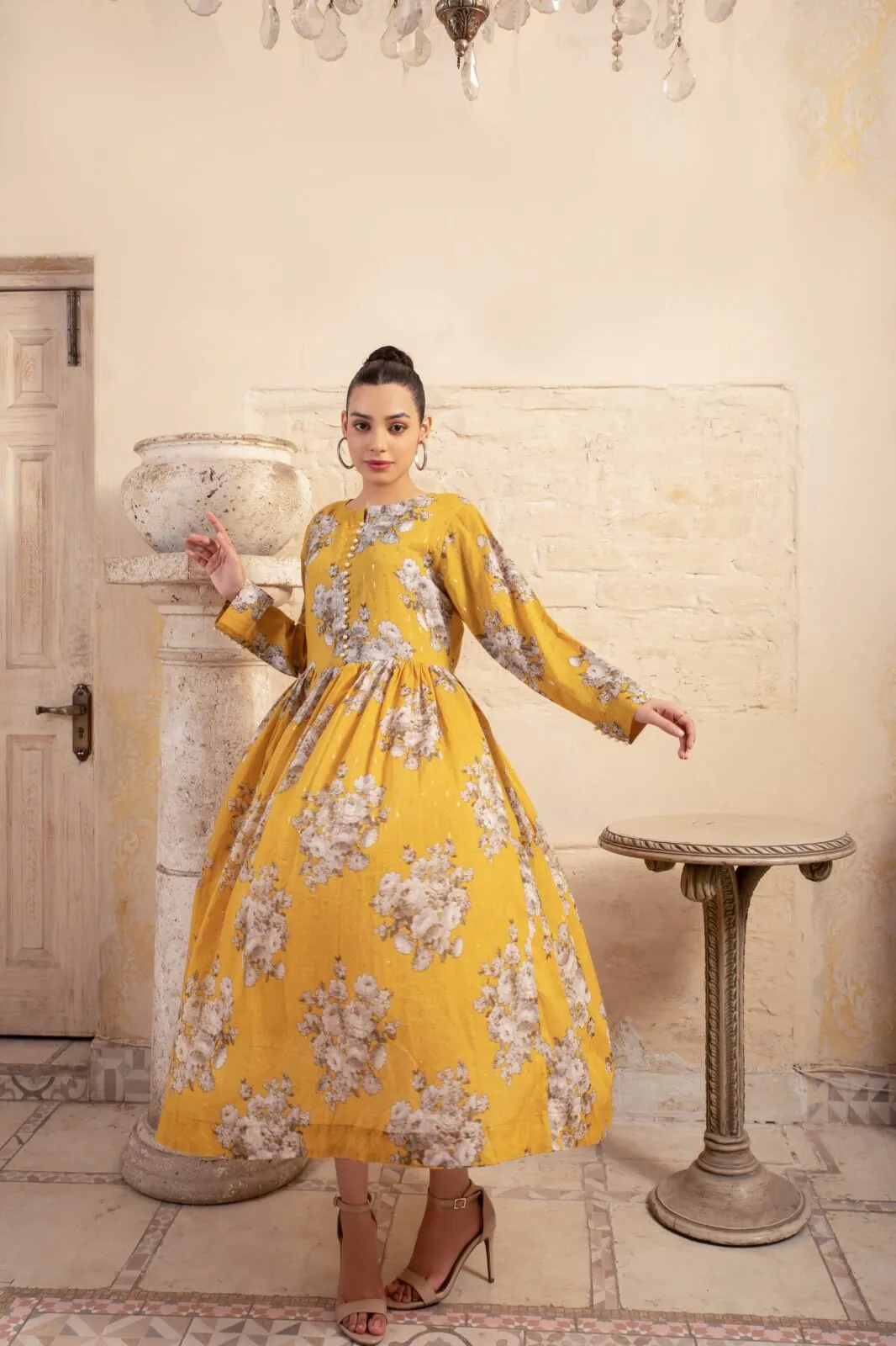 Mustard Blossom Frock