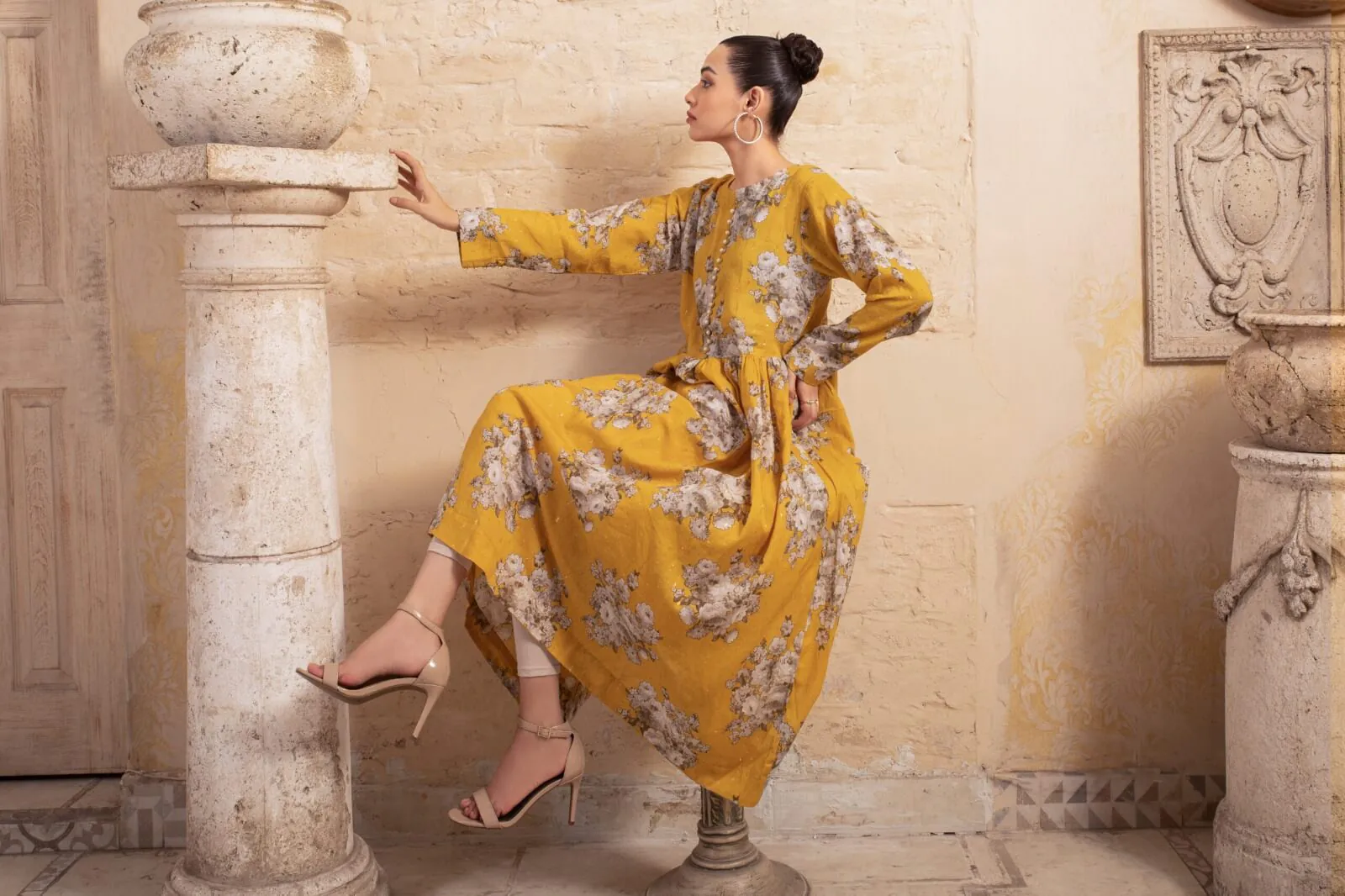 Mustard Blossom Frock - Image 5